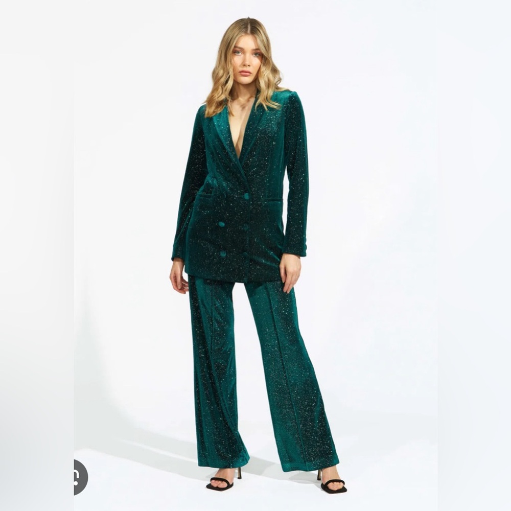 Alice McCall glitter velvet suit